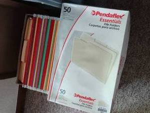 lot 24010 image: File and Hanging File Folders Lot