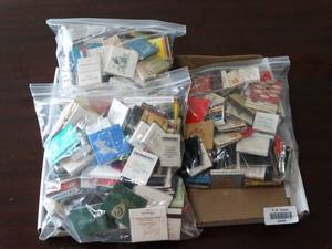 lot 24063 image: 3 Mixed Bags of Matchbooks -