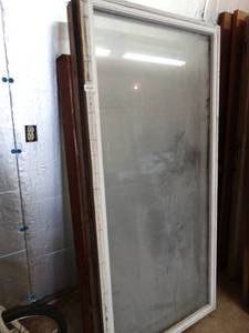 lot 39919 image: 74 t  x  35 w wood framed Window