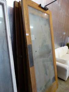 lot 39920 image: Wood Frame & Glass Doors Lot