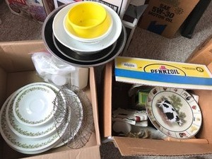 lot 24142 image: vintage corningware bowls  Farm Animal Decor