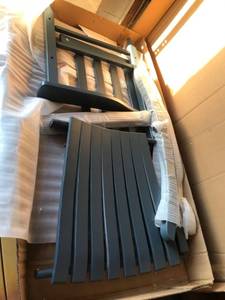 lot 1103 image: style selections Rockingchair gray finish