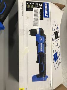 lot 1126 image: Kobalt Krad 1224b-03 24v Max 38 Right Angle Drill (tool Only) 1439332