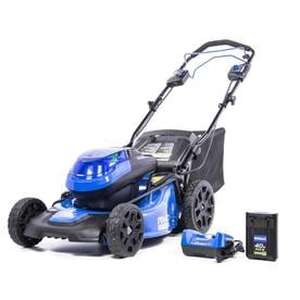 lot 1131 image: Kobalt 40-volt Brushless Lithium Ion 20-in Self-Propelled Cordless Electric Lawn Mower