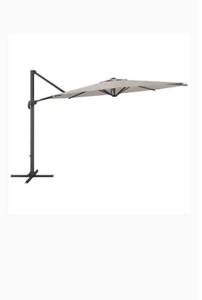 lot 1132 image: extended arm umbrella with lights