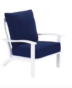 lot 1135 image: Allen & Roth Marsh cove metal Outdoor furniture Chairs only