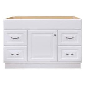 lot 1171 image: Project Source Floor Mount White Bathroom Vanity (Common 48-in x 21-in Actual 48-in x 21-in)