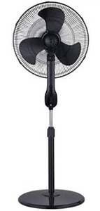 lot 1178 image: Utilitech 18-in 3-Speed Indoor Stand Fan with Timer and Remote Control