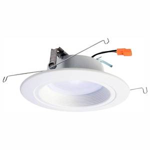 lot 1183 image: Halo Recessed Lighting RL560WH6935R 5 6 White LED Retrofit Baffle-Trim Module