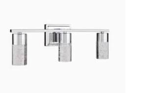 lot 1212 image: Allenroth Dunwynn 3-light Chrome Modern Vanity Light - 1362624 - D93