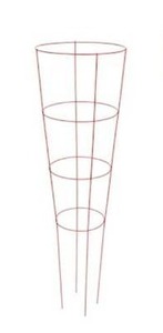 lot 1225 image: 54 powder coated galvanized steel wire round tomato cage