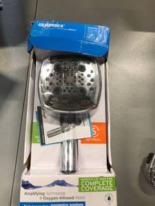 lot 1241 image: Oxygenics Marvel Chrome 6-Spray Handheld Shower 55189