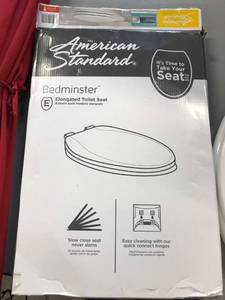 lot 1251 image: American standard elongated toilet seat