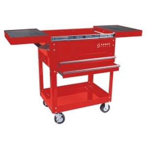 lot 30705 image: Sunex 8035R 450 lb. Capacity Compact Slide Top Utility Cart (Red)