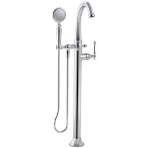 lot 30743 image: Kohler Kelston KT97332-4 Floor Mount Bathtub Faucet with Handshower
