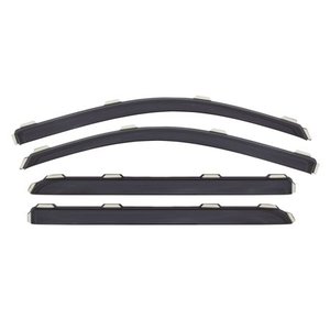 lot 30821 image: Auto Ventshade 194536 In-Channel Ventvisor Window Deflector, 4 Piece for 2014-15 Chevy Silverado & GMC Sierra 150025003500 Crew Cab Pickups ONLY
