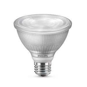 lot 46724 image: Philips 75-Watt Equivalent PAR30S Dimmable LED Flood Light Bulb with Warm Glow Dimming Effect Bright White (3000K)