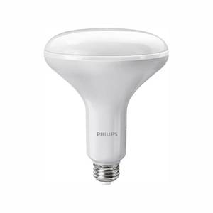 lot 46725 image: Philips 65-Watt Equivalent BR40 Dimmable LED Light Bulb Soft White with Warm Glow Dimming Effect (1-Bulb)