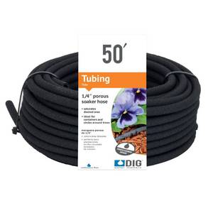 lot 46794 image: DIG PSH50 14 x 50 Black Porous Soaker Drip Line Hose
