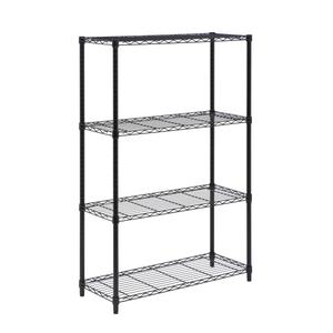 lot 46941 image: 4-Tier Adjustable Shelving Unit with 250-lb Shelf Capacity
