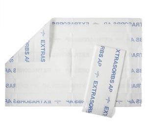 lot 30703 image: Medline MLEXTRASRB2336A EXTRASRB2336A White Absorbent Polymer Extrasorbs Air-Permeable Disposable DryPads (Pack of 70)