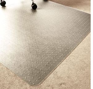 lot 30746 image: Marvelux Enhanced Polymer Eco-Friendly Office Chair Mat for Low and Standard Pile Carpeted Floors