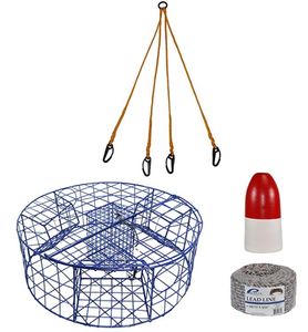 lot 30890 image: Promar TR-530C2 Heavy Duty Crab Pot with Complete Rigging minor damage unused