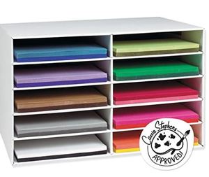 lot 46883 image: Classroom Keeper Construction Paper Storage Center