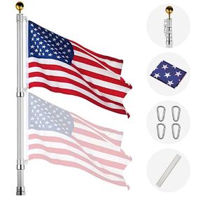 lot 46926 image: YESHOM 20FT TELESCOPE FLAG AND BALL TOP