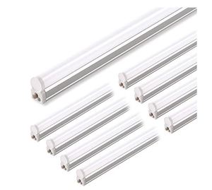 lot 46927 image: (Pack of 8) Barrina LED T5 Integrated Single Fixture, 4FT, 2200lm, 5000K, 20W, Utility Shop Light, Ceiling and Under Cabinet Light, with Built-in ONOff Switch