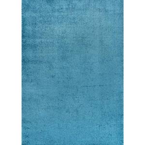 lot 9149 image: JONATHAN Y Haze Solid Low-Pile Turquoise 3 ft. x 5 ft. Area Rug