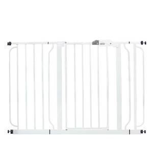 lot 9201 image: Regalo Easy Step 49-Inch Extra Wide Baby Gate, Includes 4-Inch and 12-Inch Extension Kit, 4 Pack of Pressure Mount Kit and 4 Pack of Wall Mount Kit