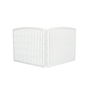 lot 9203 image: IRIS 24 Pet Playpen 2 Panel Add-On, White