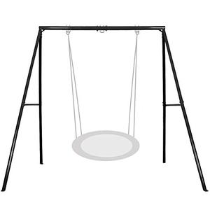 lot 9217 image: IKARE Heavy Duty Metal Swing Frame Extra Large Swing Stand for Kids and Adults, Supports up to 440 LBS, Fits for Most Swings, Great for Indoor and Outdoor Activities, Garden, Backyard, Playground