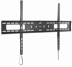 lot 9282 image: VIVO Extra Large Heavy Duty 60 to 100 inch LCD LED Curved and Flat Panel Screen, TV Wall Mount Bracket with Max 900x600mm VESA, Black, MOUNT-VW100F