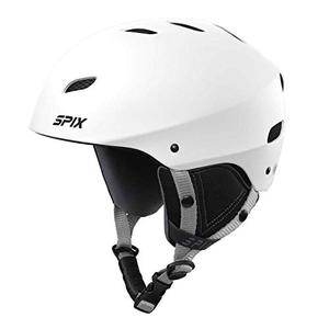 lot 9285 image: SPIX Ski Helmet Snowboard Helmet - ASTM Safety Certified Size Adjustable for Adults Youth Men and Women (M, White)