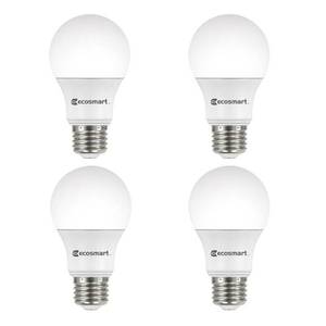 lot 47203 image: (20 Bulbs Per Order) Ecosmart 60W Equivalent Daylight A19 Energy Star  Dimmable LED Light Bulb