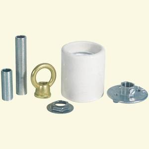 lot 47223 image: Commercial Electric Porcelain Keyless Socket Adapter Kit