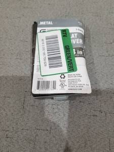 lot 47304 image: 1 Gang Metal Flat Cover Wet Rated Commercial Electric 24 In 1 Gray 820356 2packs