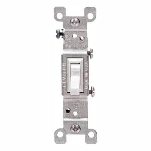 lot 49929 image: Leviton Toggle Single Pole Switch