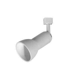 lot 49945 image: Hampton Bay 1-Light White R20PAR20 Medium-Step Linear Track Lighting Head