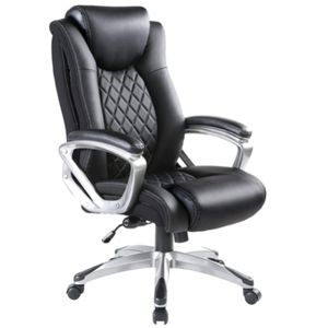 lot 9159 image: Bowthy Big and Tall Office Chair 300lbs Computer Ergonomic Desk Chair with Adjustable Lumbar Support High Back Executive Task Swivel Leather Chair