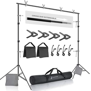 lot 9178 image: Photo Studio Background Support System Kit