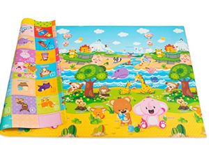 lot 9295 image: CROWN BABY PLAY MAT