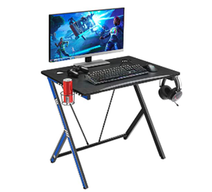 lot 9337 image: MR. IRONSTONE 3 COMPUTER DESK GAMING TABLE K ( BLUE)