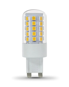 lot 47283 image: Feit 40w Eq Bright White 3000k T4 G9 Bi-pin Base Led Light Bulb