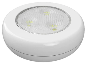 lot 49906 image: Westek Battery Operated Ultra Thin Puck Lights BL PUTN W2