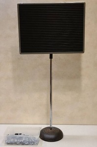 lot 21022 image: 50 inch tall message board with interchangeable letters