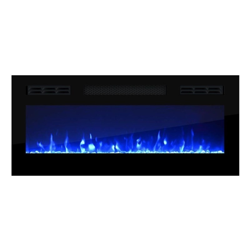 lot 1120 image: Mobile Furniture - Eva-KBL Electric Fireplace Insert 32 in. (Goes with&nbspMeble Furniture Eva-KBL Electric Fireplace Modern 71 TV Stand&nbsp-Retail $799.00)- Retail $248.99