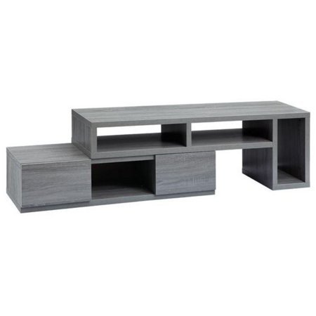 lot 2300 image: Urban Designs  Adjustable TV Stand Console for TV up to 65 - 83 inches -  Retail$268.99